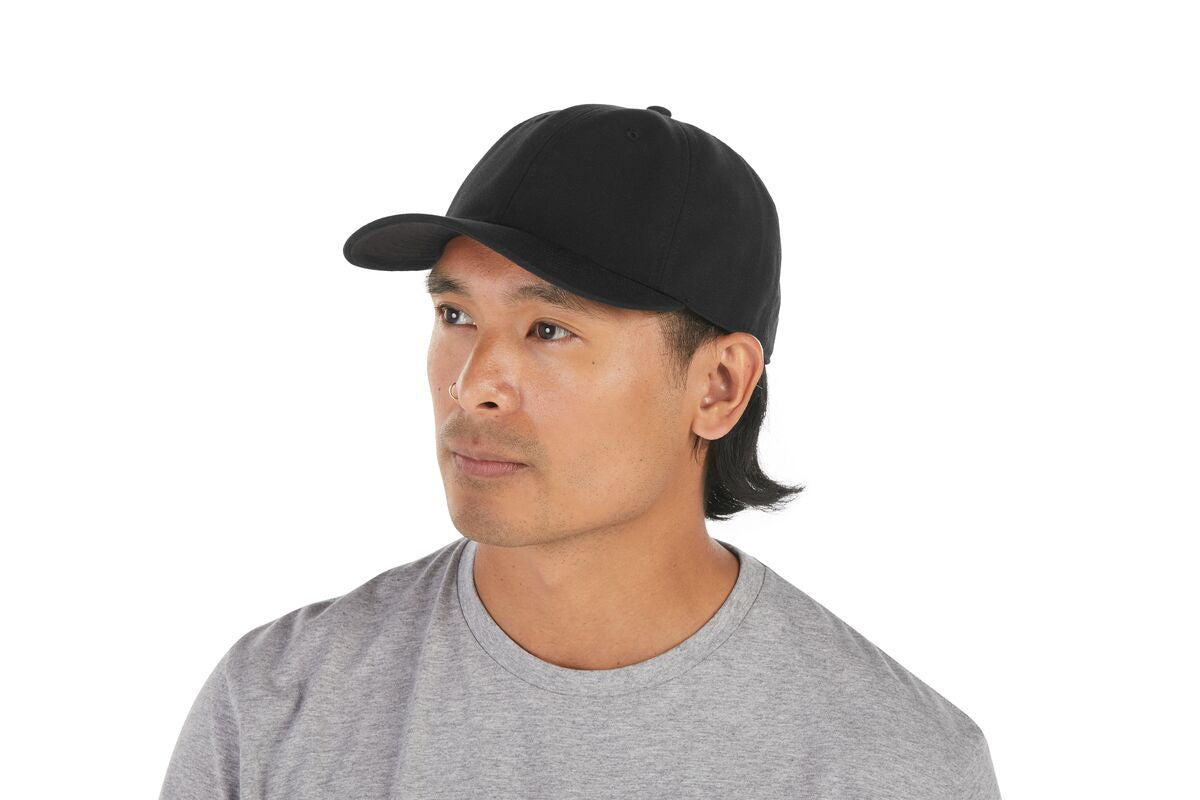 recycled-poly-dad-hat-f7 WebPDP-HAT004002_Recycled_Poly_Dad_Hat_Black_Studio_Harper_Studios_0723_Side__HAT004002OS.jpg